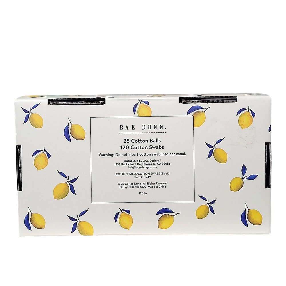 Rae Dunn Cotton Ball and Swab Gift Set - Picture 3 of 6